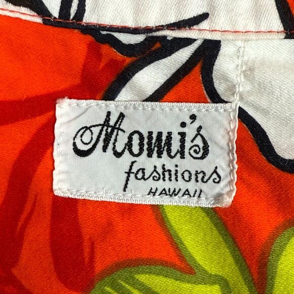 Vtg Momis Fashion Hawaiian Wedding Honeymoon Set Small Mens Shirt Matching Dress - Picture 11 of 16